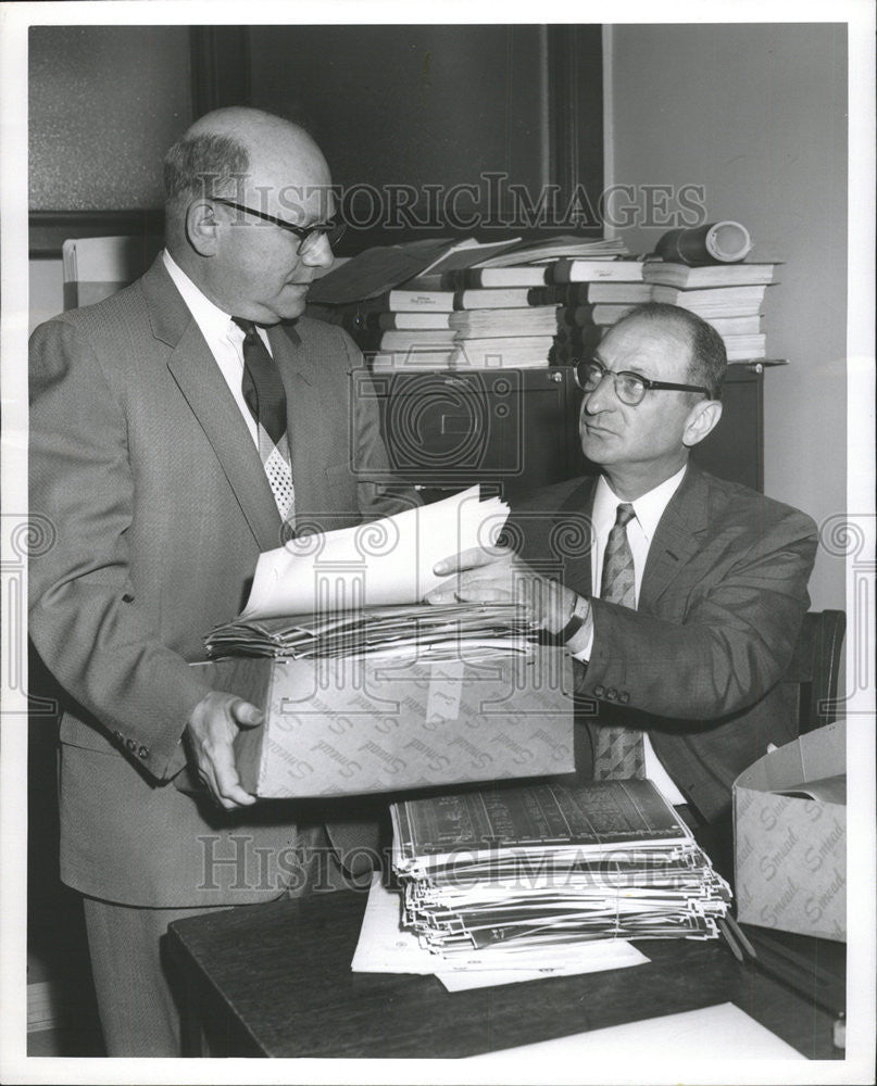 1959 Press Photo George Klauser States Attys Auditor - Historic Images