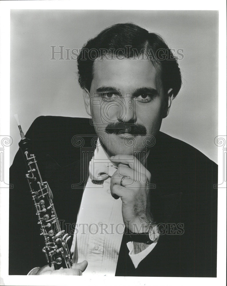 1996 Press Photo Alex Klein Legendary oboist Chicago Symphony Orchestra - Historic Images