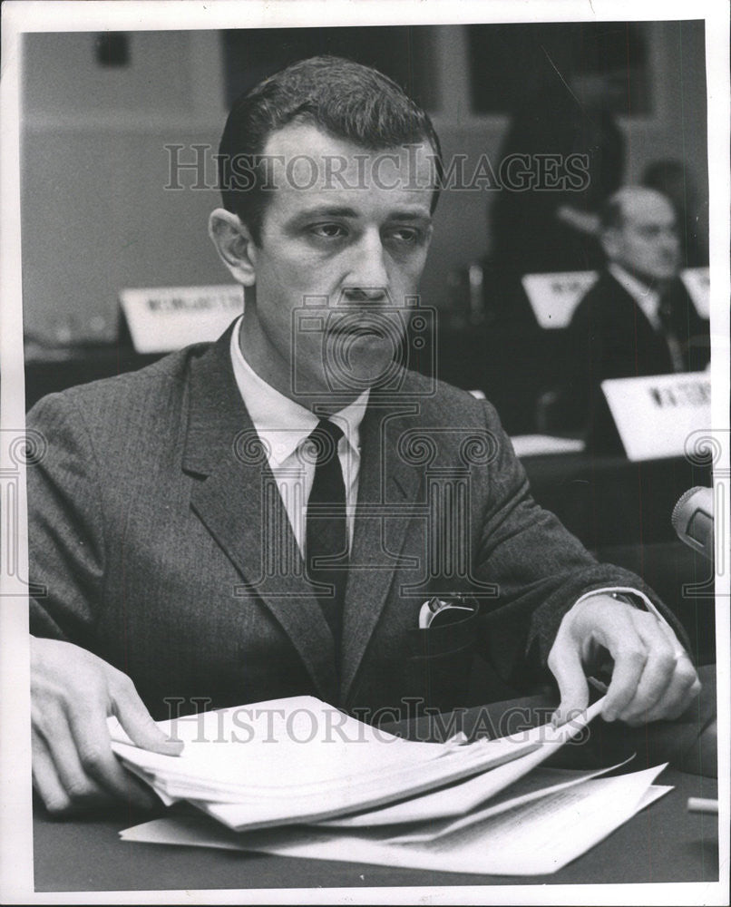 1966 Press Photo Donald Klein East Asian Research Center Harvard University - Historic Images