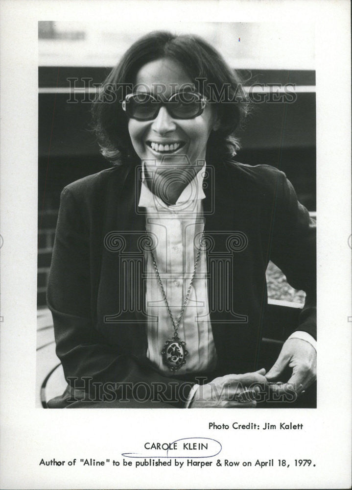 1979 Press Photo Carole Klein (Author) - Historic Images