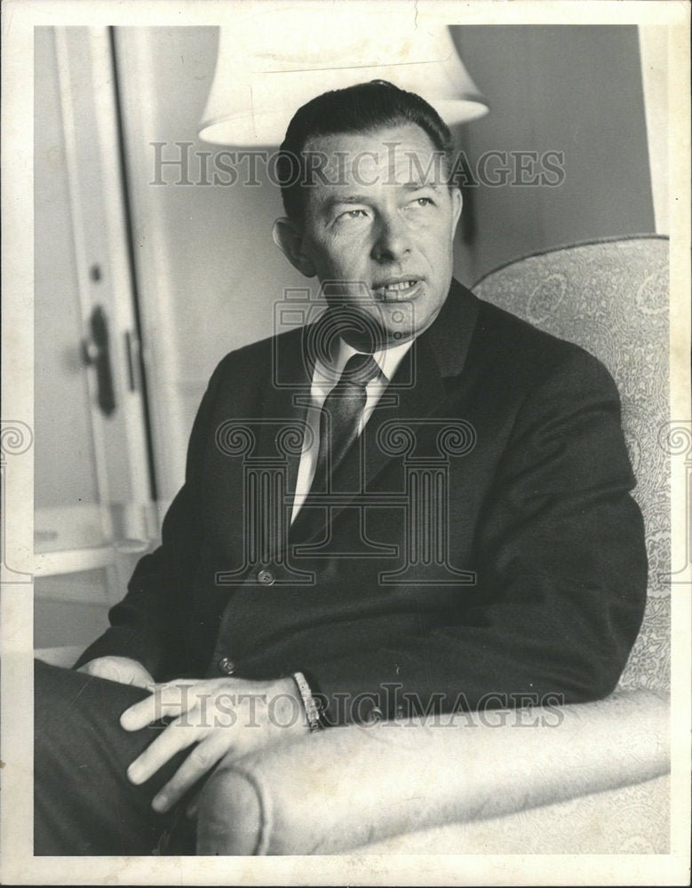 1961 Press Photo Herbert G. Klein Presidents Nixon's Communications Director - Historic Images