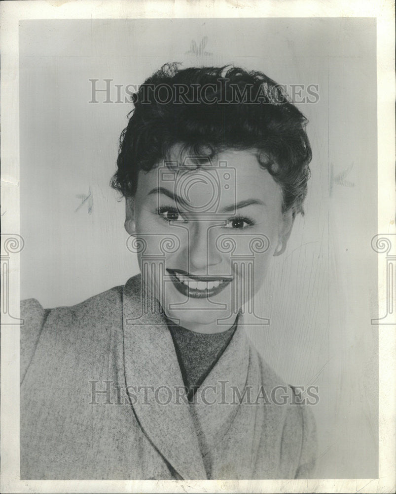 1956 Press Photo Actress Lucy Marlow In Dear Diane - Historic Images