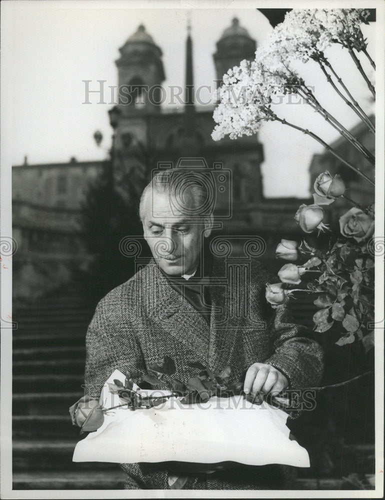 1960 Press Photo Renato Marmiroli European Monarchist Movement - Historic Images