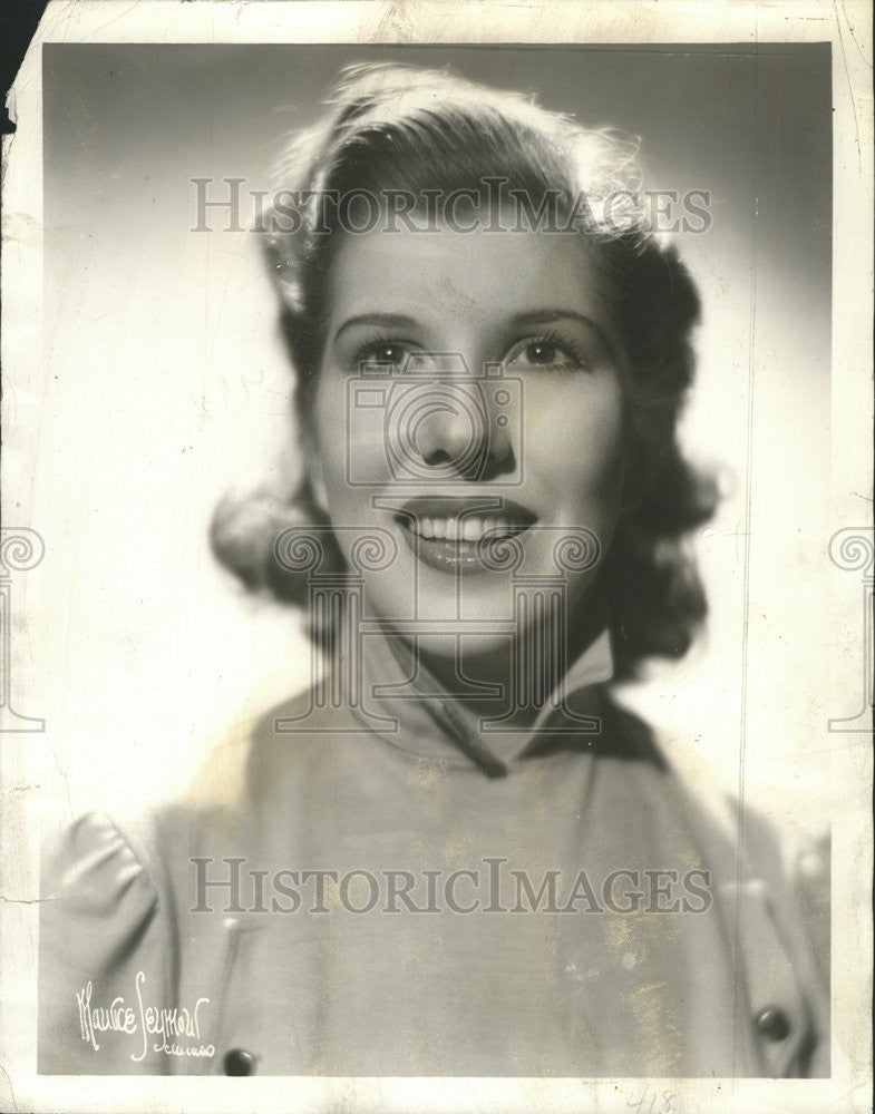 1941 Press Photo Nancy Martin Singer Opera Soprano - Historic Images