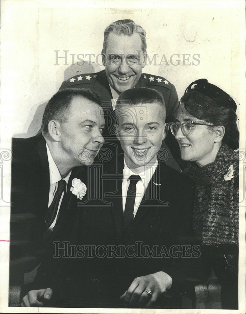 1964 Press Photo John J. Jankas. Jr United States Air Force - Historic Images