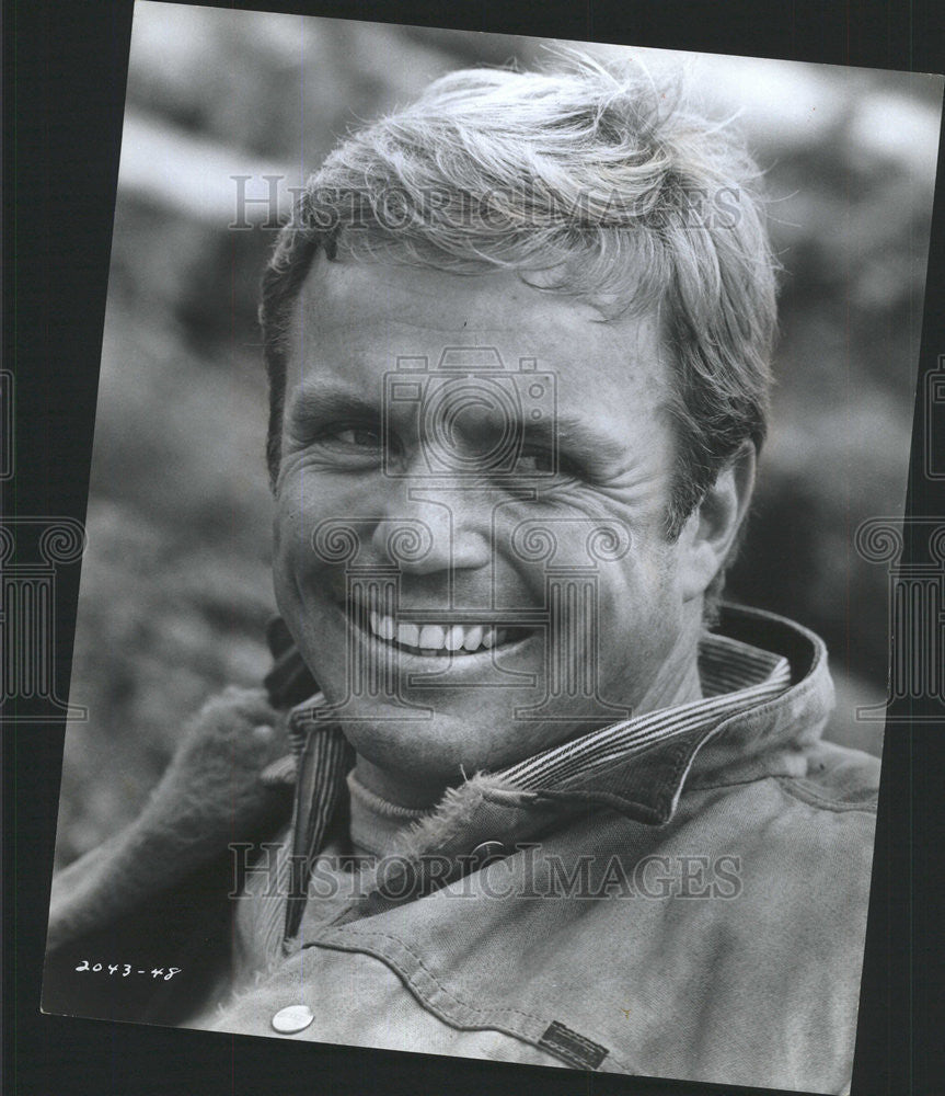 1972 Press Photo Actor Richard Jaeckel In Sometimes A Great Notion - Historic Images