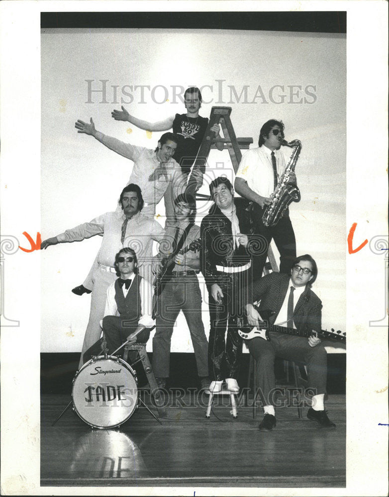 1974 Press Photo Music Group Jade - Historic Images