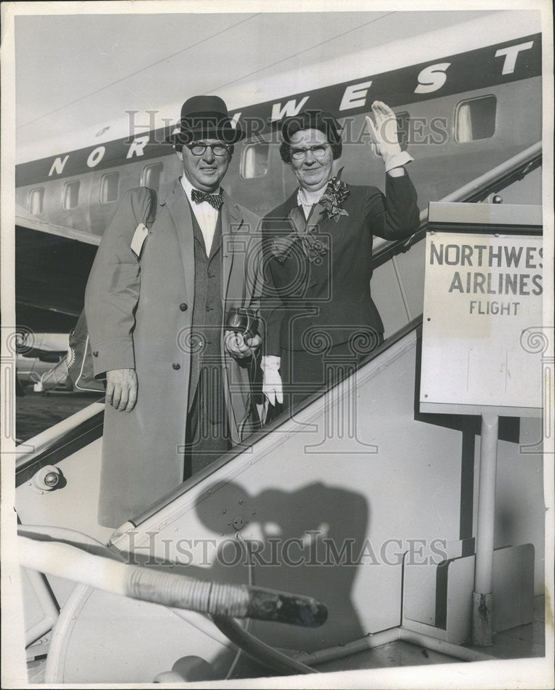 1959 Press Photo C Virgil Martin president Carson Pirie Scott Co - Historic Images