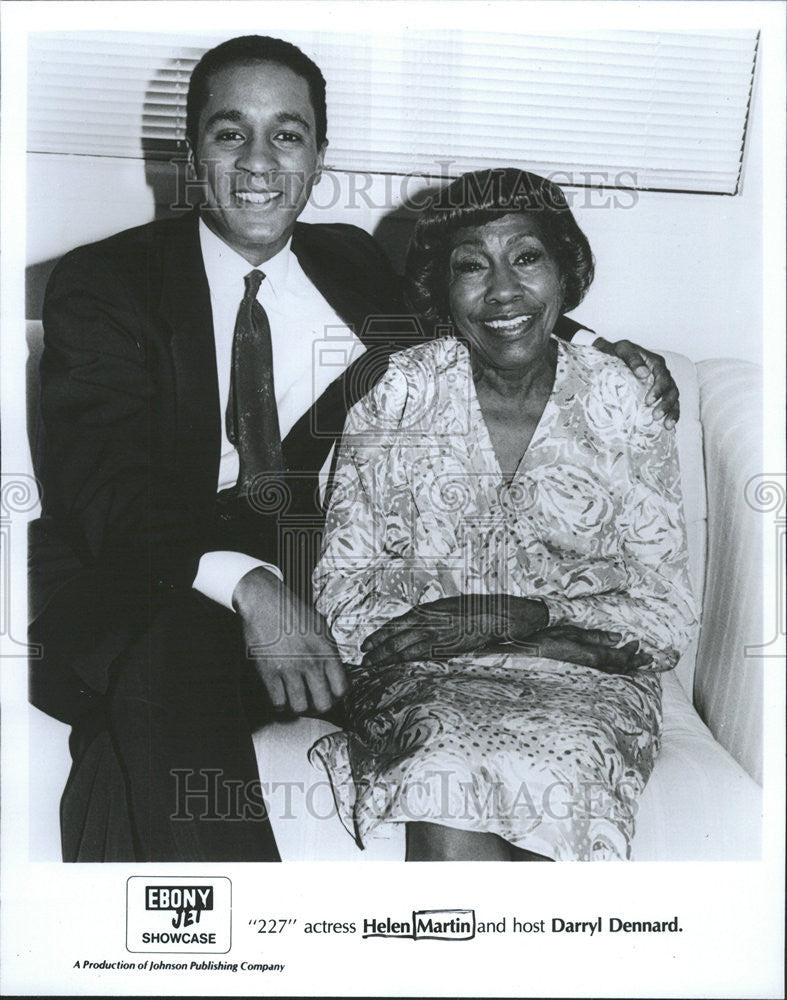 Press Photo 227Helen Martin host Darryl Dennard Ebony Jet Showcase - Historic Images