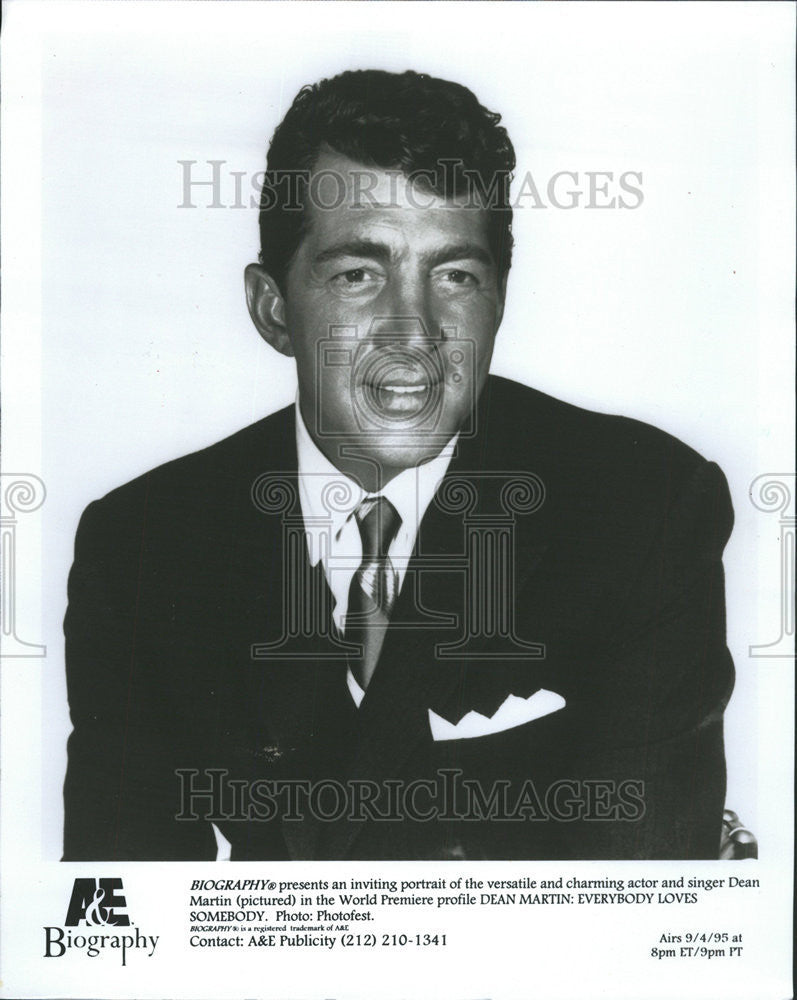 1996 Press Photo Dean Martin Actor Singer - Historic Images