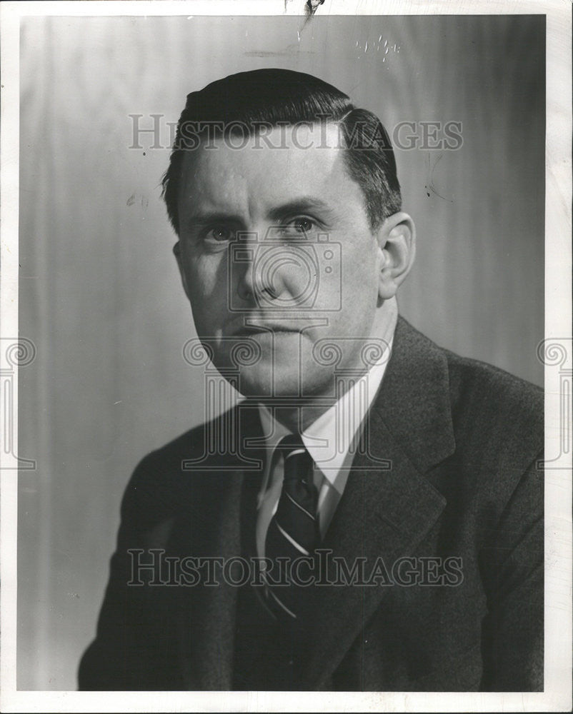 1955 Press Photo Ralph B. Loucks Jr General partner Tilden Bros. &amp; Grannis - Historic Images