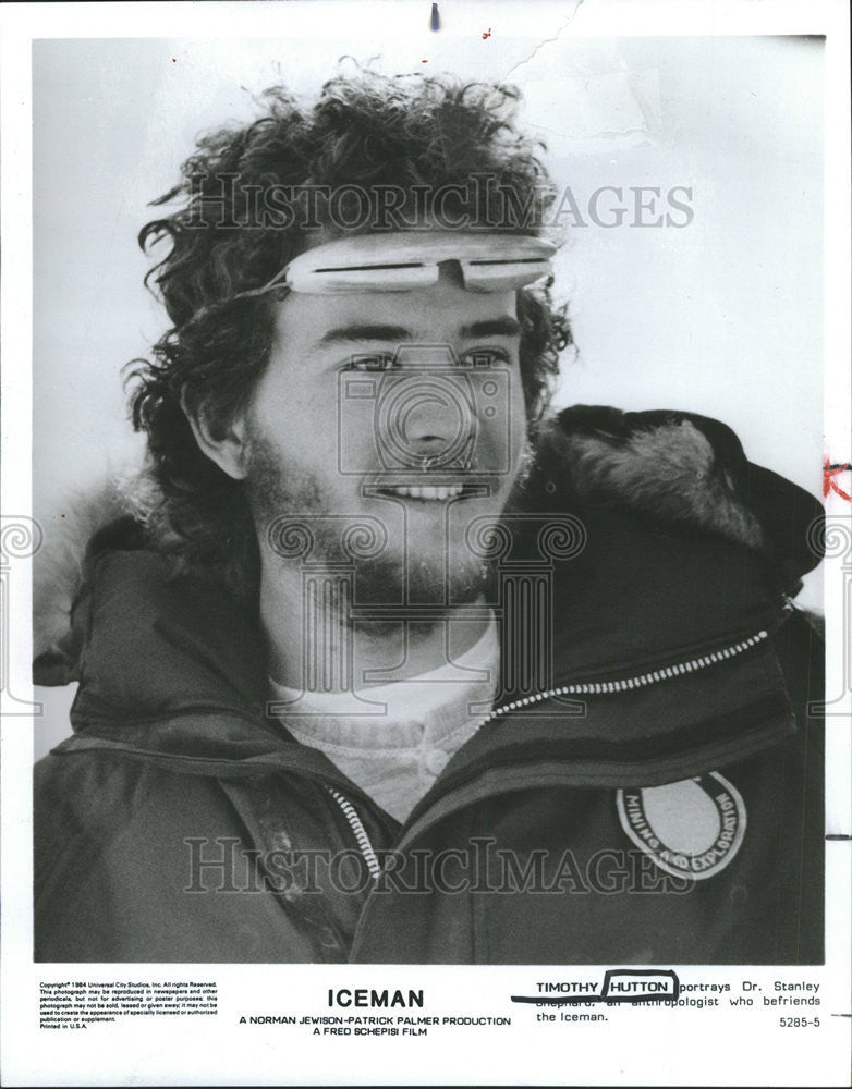 1984 Press Photo Timothy Hutton movie Iceman - Historic Images