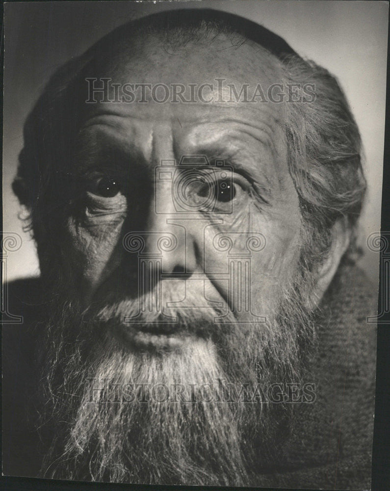 1960 Press Photo Sam Jaffe American Film &amp; Television Actor - Historic Images