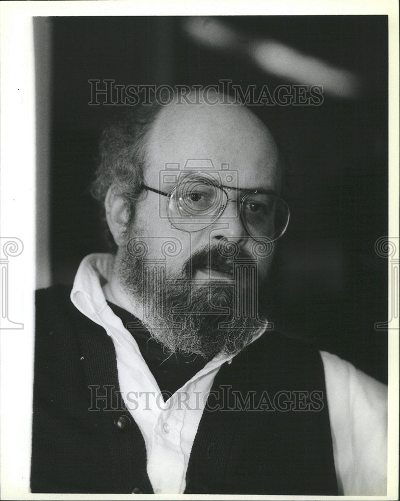 1986 Press Photo Michael Maggio Playwright Martin Jones Memphis Mojo Evanston - Historic Images