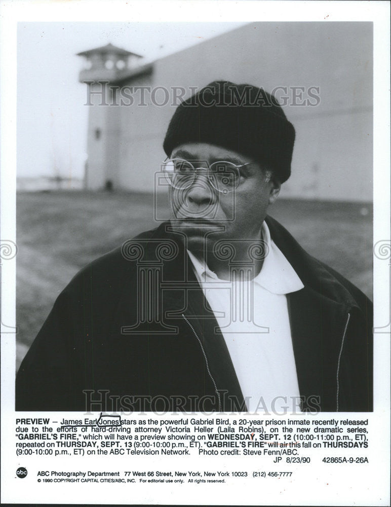 1990 Press Photo James Earl Jones (Actor) - Historic Images