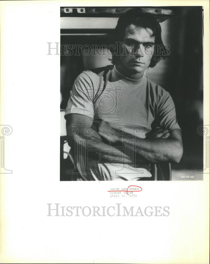 1981 Press Photo Tonny Lee Jones - Historic Images