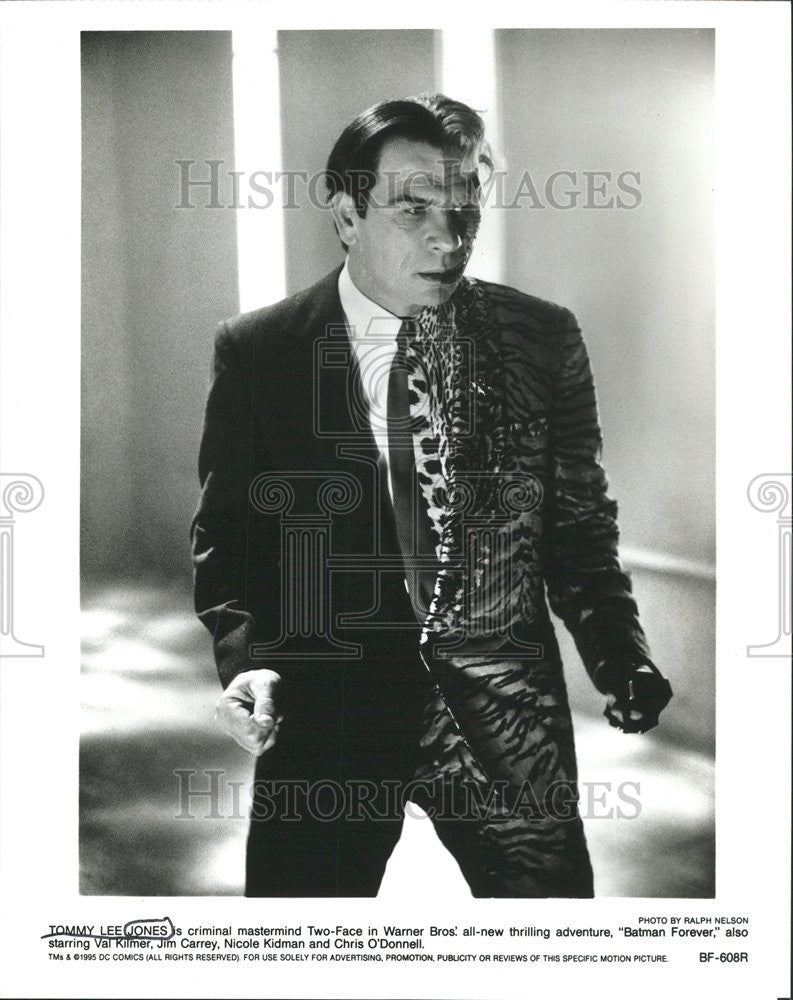 1995 Press Photo Tommy Lee Jones (Actor) - Historic Images