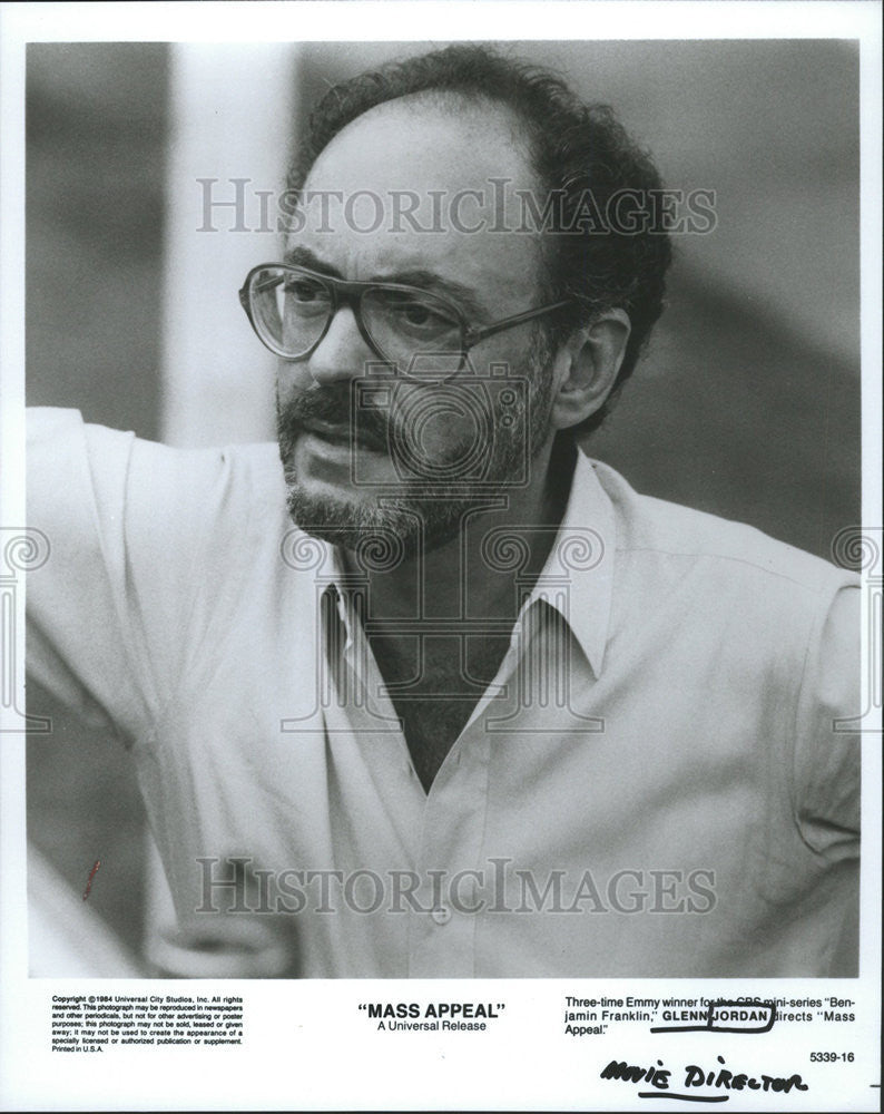 1984 Press Photo Glenn Jordan (Movie Director) - Historic Images