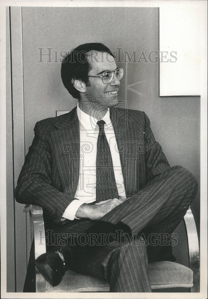 1981 Press Photo Thomas Israel Senior vice president  ACLI - Historic Images