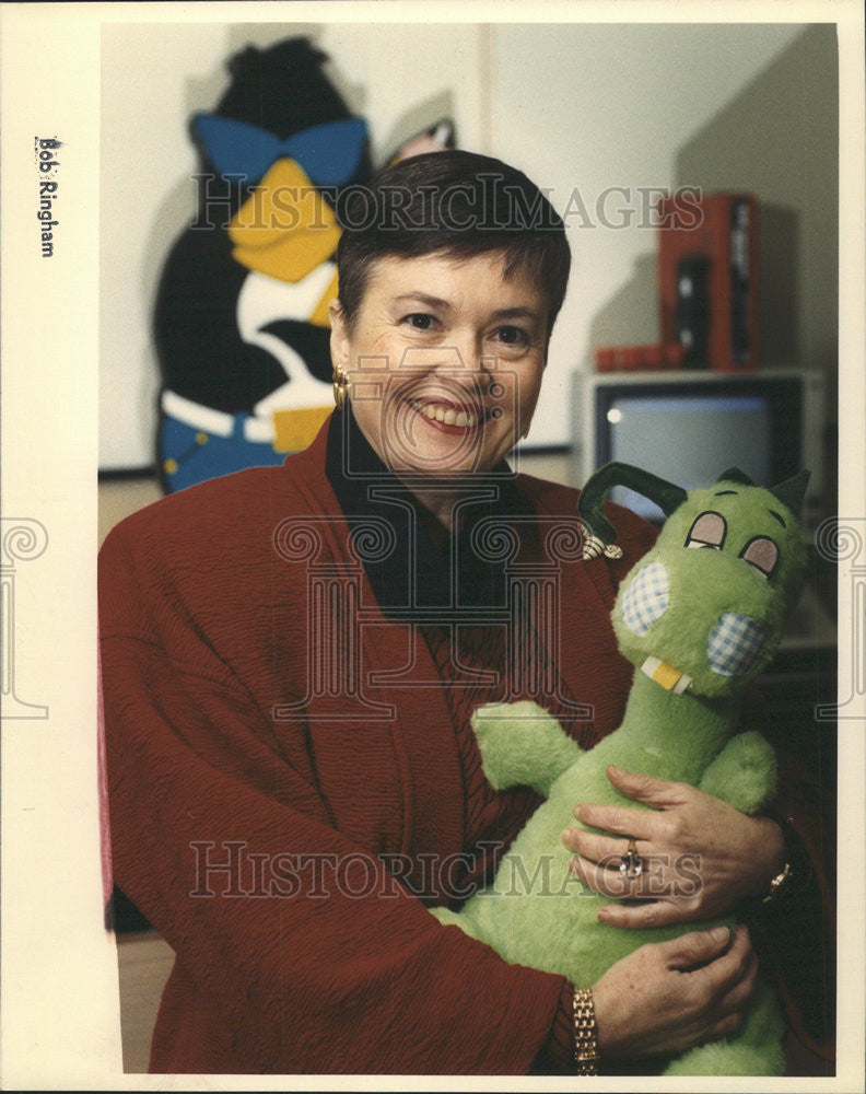 1989 Press Photo Visual Education CEO Chicago chief executive officers pioneer - Historic Images