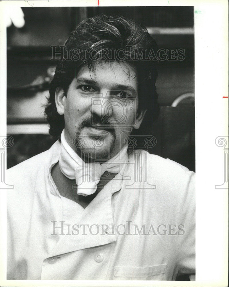 1984 Press Photo Jeff Jackson Chef - Historic Images