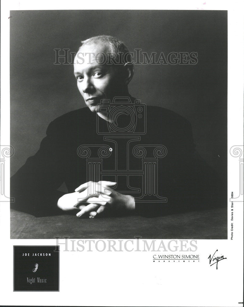 1994 Press Photo Joe Jackson Angry Man Bismarck Theater Pop Hooks New Wave Echo - Historic Images