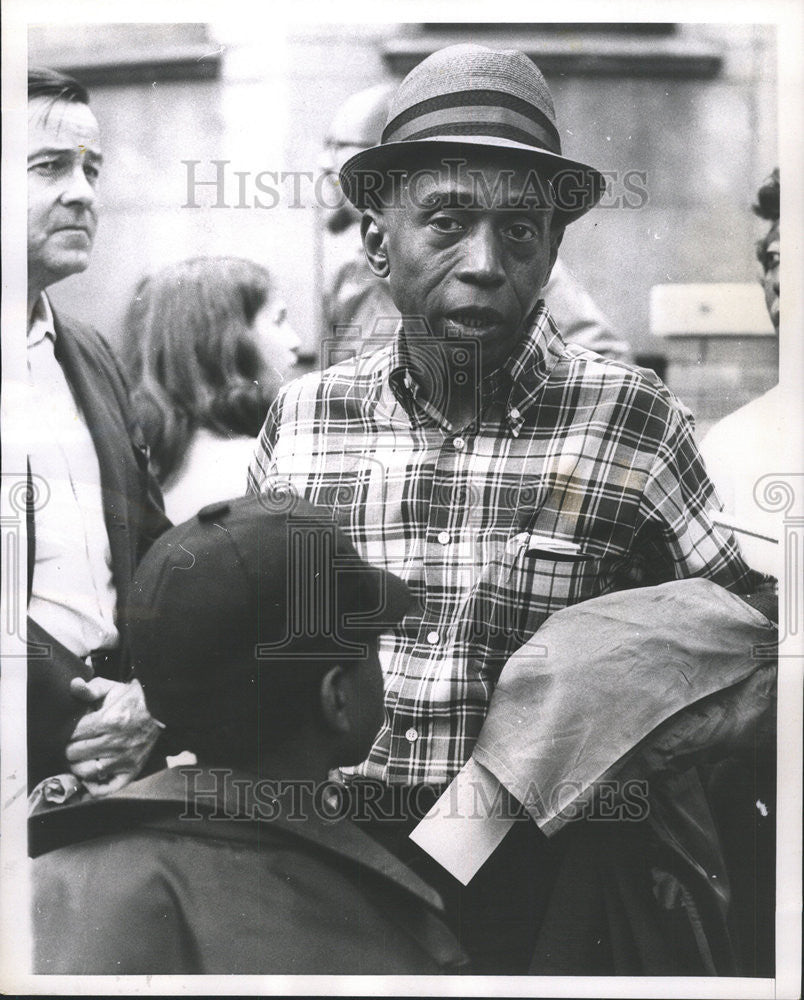 1968 Press Photo Poor Peoples John Jackson son III Chicago Junior Cap Bag - Historic Images