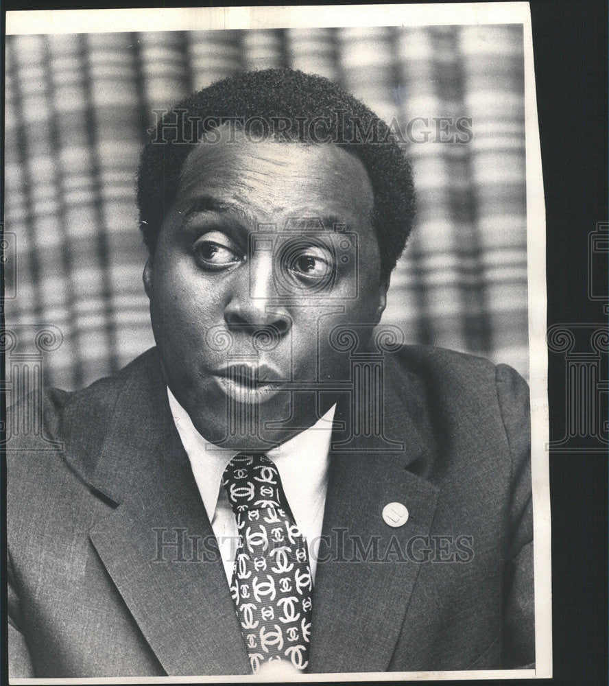 1972 Press Photo Vernon E Jordan, Jr Urban League Executive Director - Historic Images