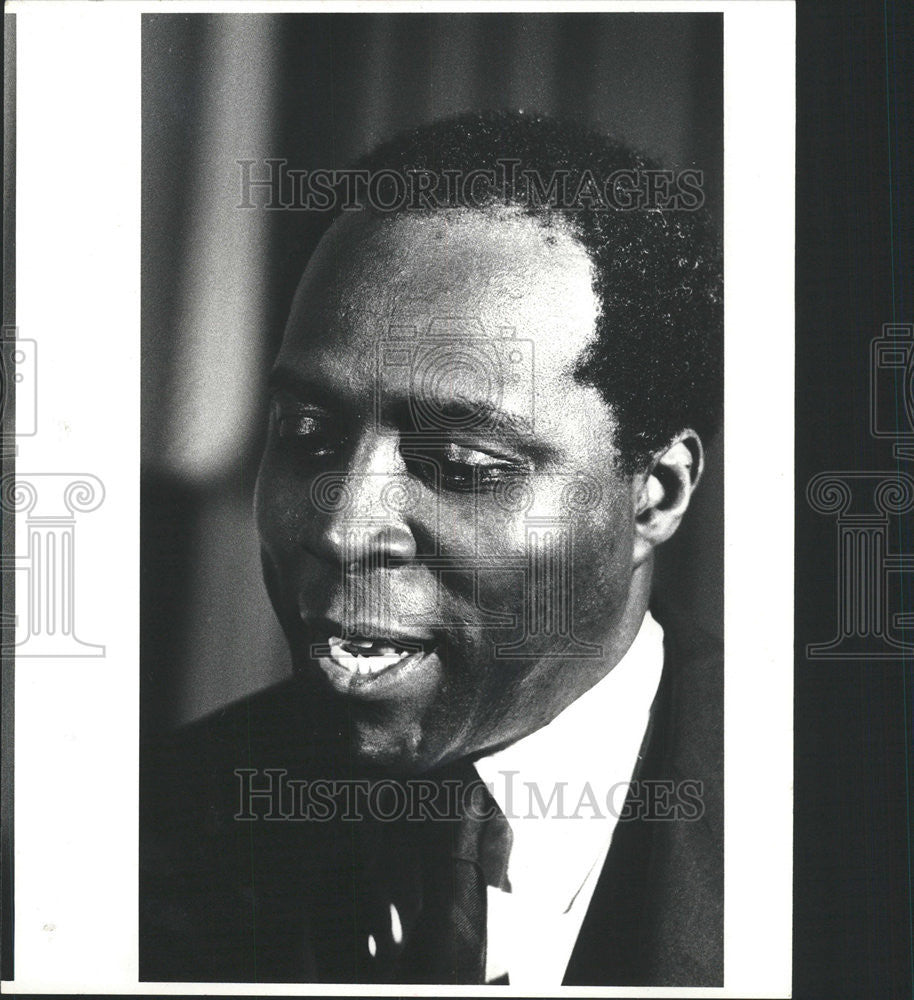 1979 Press Photo Vernon Jordan President National Urban League Conrad Hilton - Historic Images