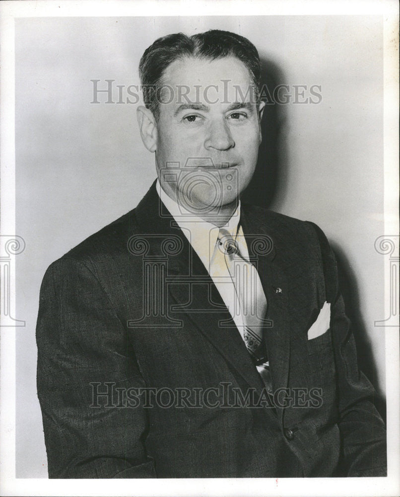 1960 Press Photo Joseph Burnham Earle Harrison Marshall Field Company Chicago - Historic Images