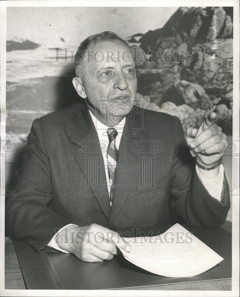 1957 Press Photo Lieut. General William K. Harrison Jr. - Historic Images