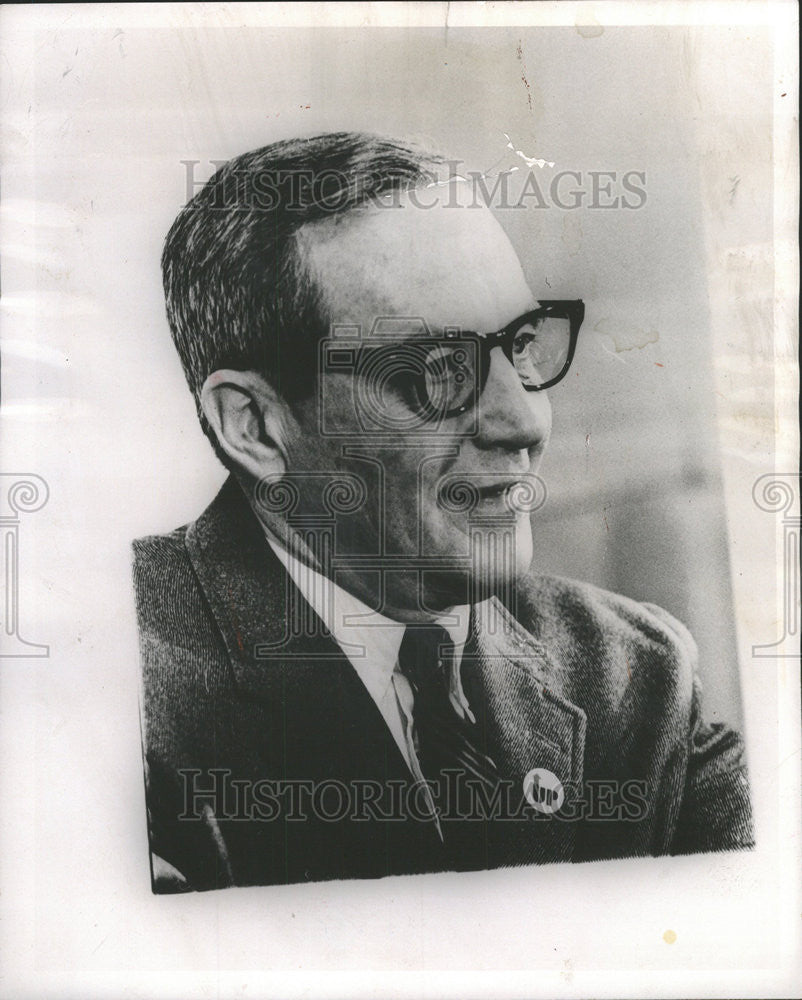 1967 Press Photo John Gearens Kenilworth Oak Park Candidate Election - Historic Images