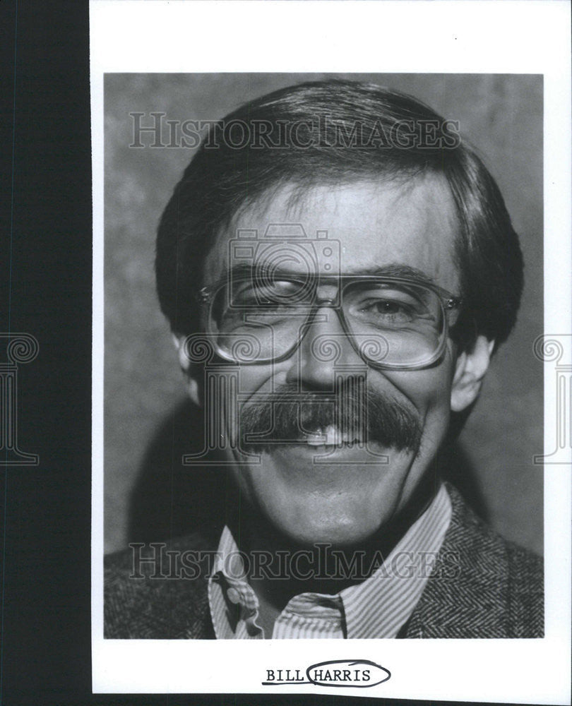 Press Photo Bill Harris (Movie Critic) - Historic Images