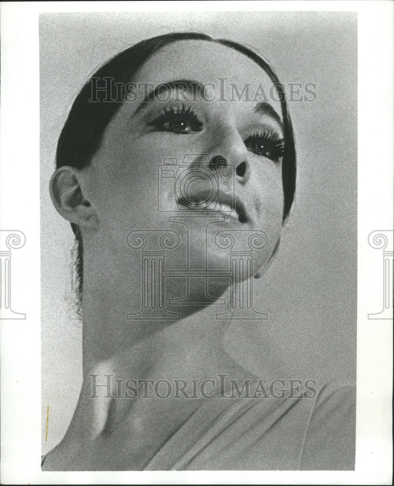 1972 Press Photo Joffrey Denise Jackson Ballet dancer City center performance NY - Historic Images