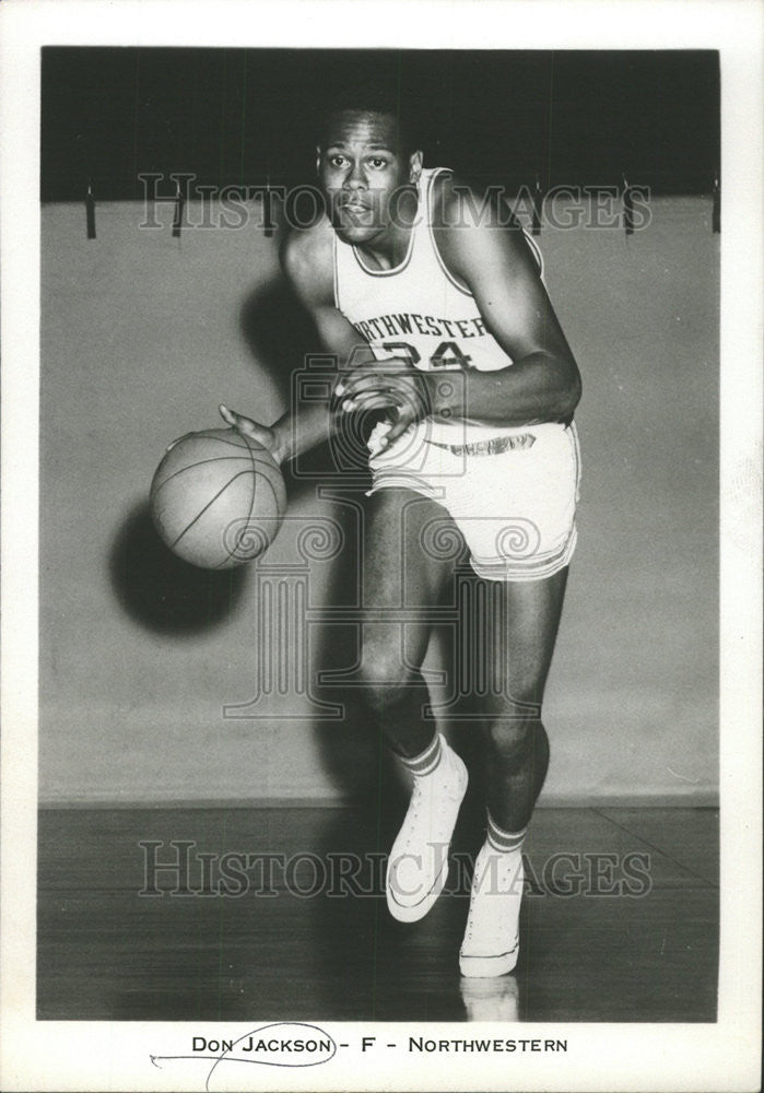 1963 Press Photo Don Jackson Northwestern - Historic Images