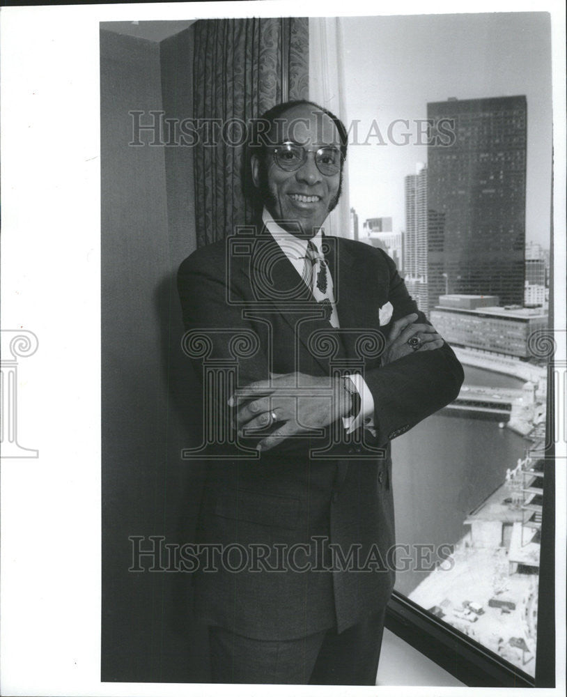 1993 Press Photo Earl Graves publisher Black Enterprise magazine Africa America - Historic Images