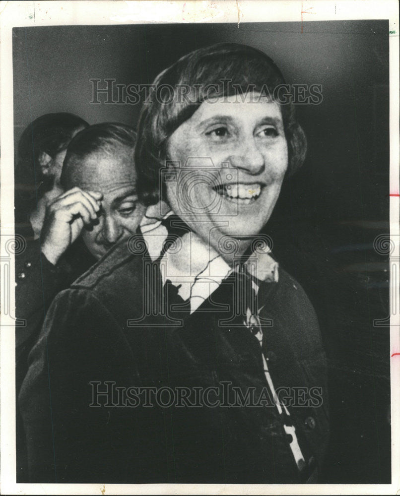 1974 Press Photo Democratic Ella T Grasso politician First Woman Elected Gov - Historic Images