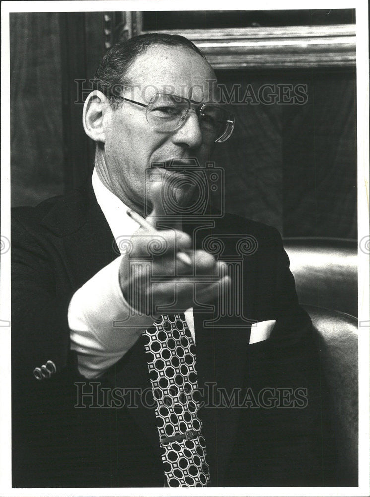 1980 Press Photo Martin Gray Education Panel Sun-Times Chicago - Historic Images