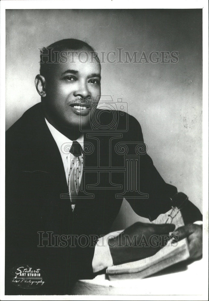 1978 Press Photo Vernon Harvey Minister - Historic Images