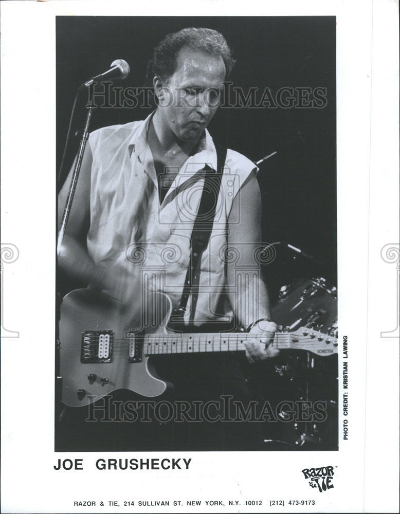 1992 Press Photo Joe Grushecky music contemplative desperate life - Historic Images