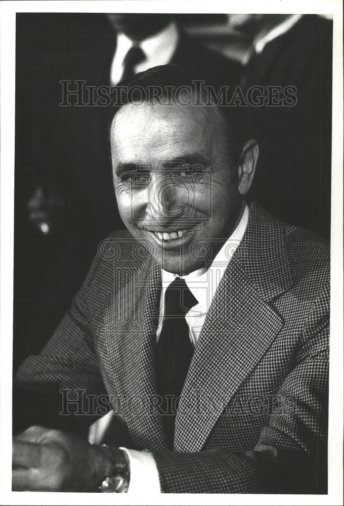 1978 Press Photo Daniel Guido candidate police superintendent Station Honored - Historic Images