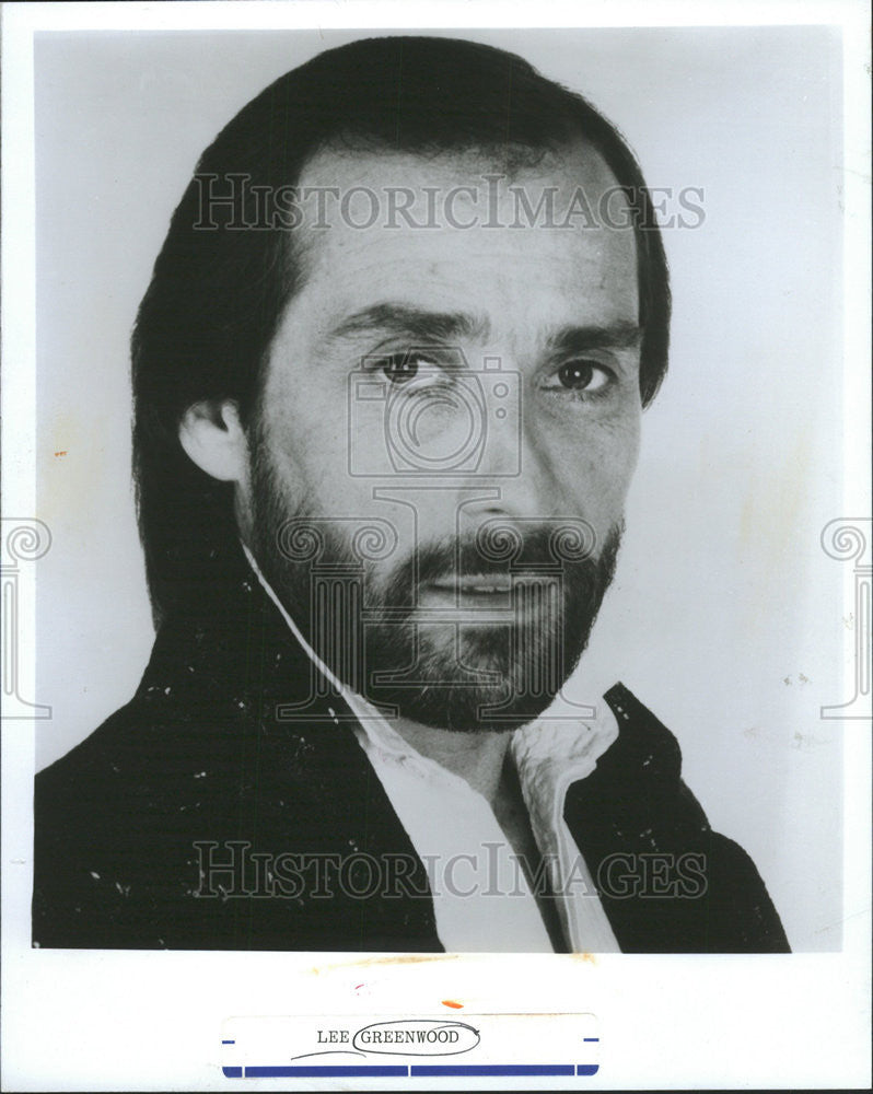 1991 Press Photo Melvin Lee Greenwood American Country Music Artist - Historic Images