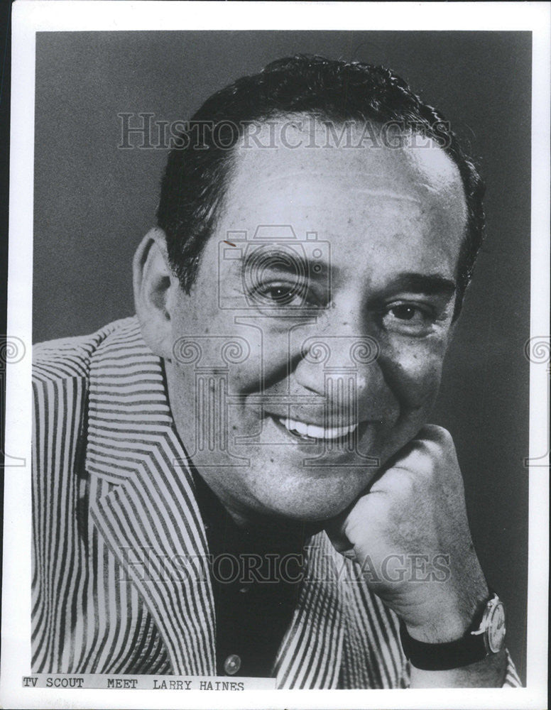 1969 Press Photo Larry Haines Actor - Historic Images