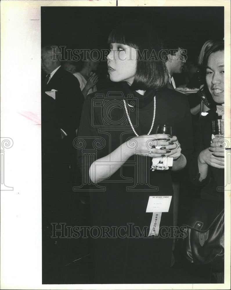 1984 Press Photo Kanae Ikai Mark Heister Fashion Designer - Historic Images