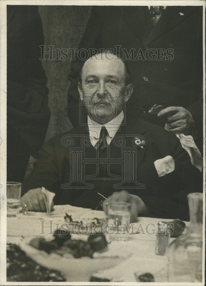 1924 Press Photo August Belmont Financier - Historic Images