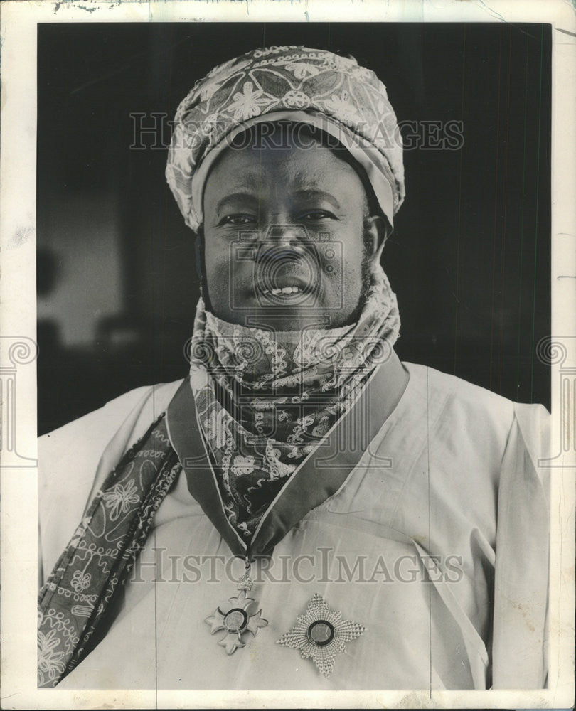 1964 Press Photo  ALHAJI AHMADU BELLO PREMIER  NORTHERN NIGERIA - Historic Images