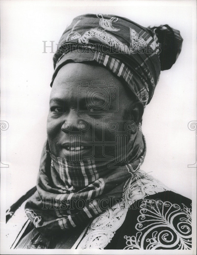 1964 Press Photo Powerful Sir Ahmadu Bello Nigerian politician - Historic Images