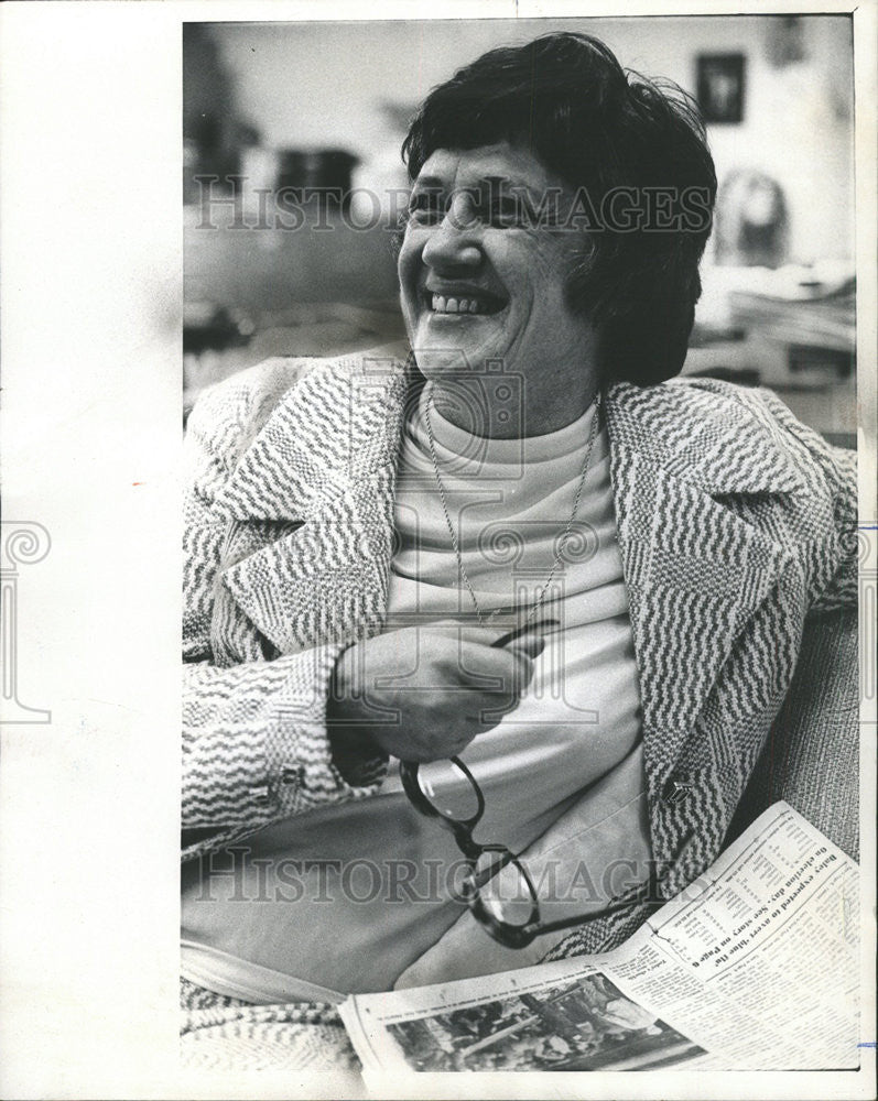 1972 Press Photo Marjorie Kellogg American author Santa Barbara California - Historic Images