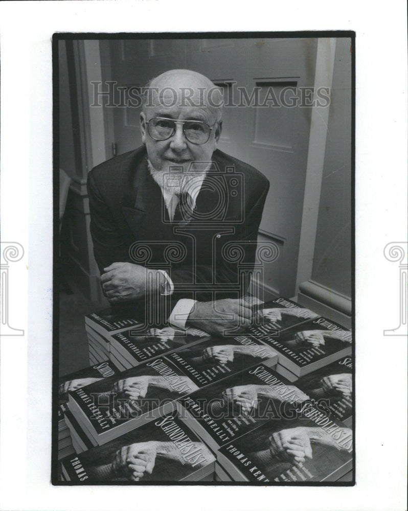 1994 Press Photo Thomas Keneally Author Schindler North Shore Israel Charles - Historic Images