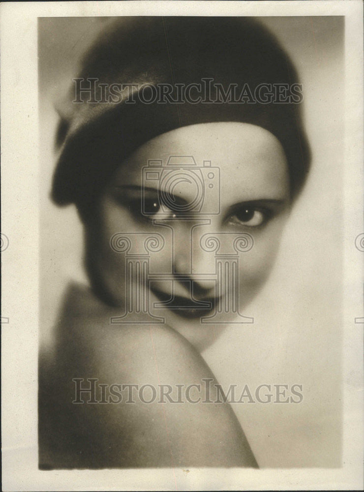 1929 Press Photo  Miss Lottie Loder Talkie Lord Hollywood California Daryl - Historic Images